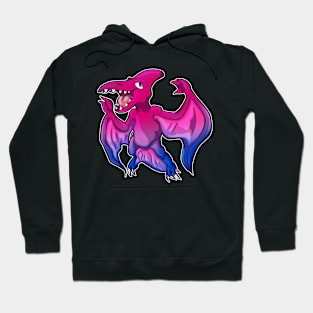 Pride Dino - Bisexual Hoodie